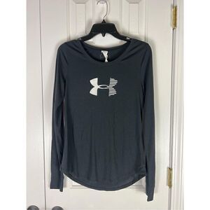 Underarmour Womens Black Blouse Size M